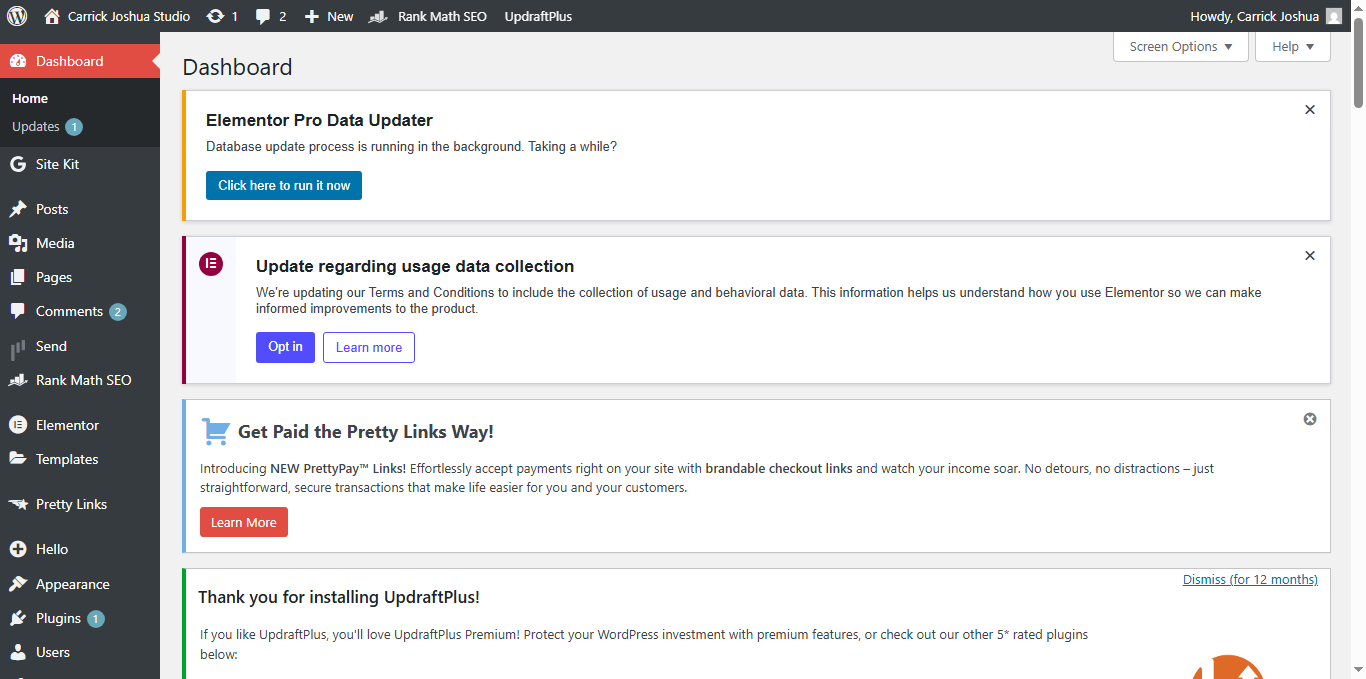 WordPress website for beginners, StormerHost website hosting