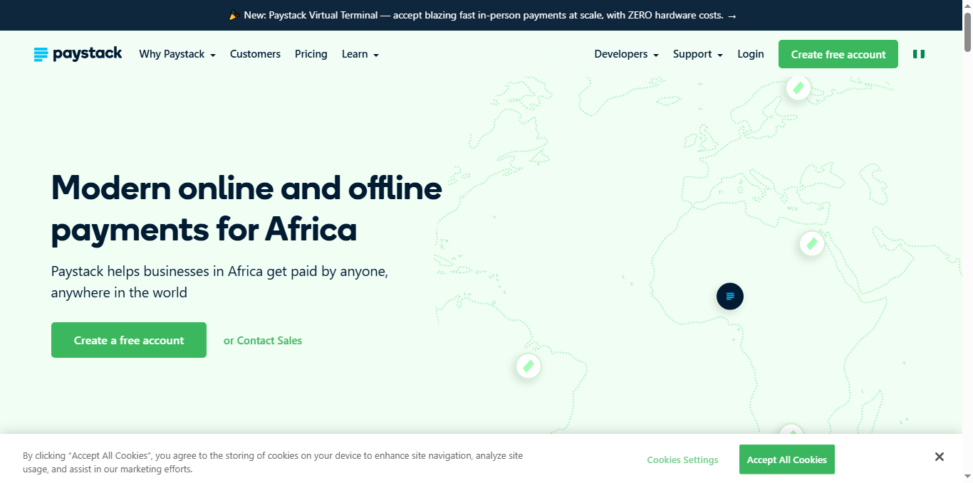 Top payment gateway for ecommerce store Website, Online store, Paystack