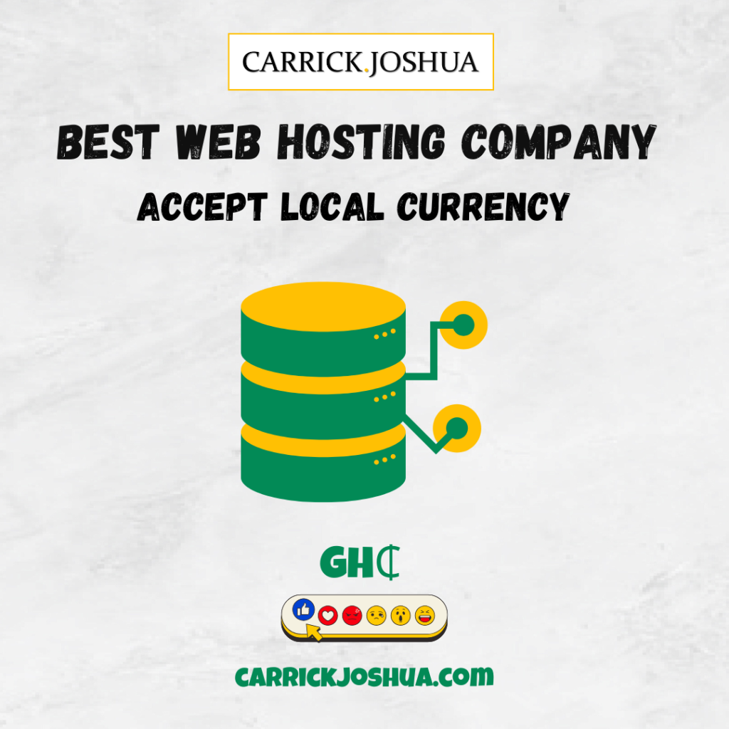 local currency hosting Africa