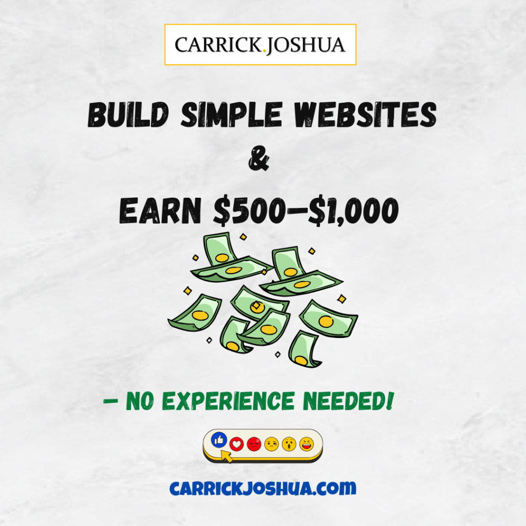 How to Build Websites & Earn $500–$1,000 Using StormerHost