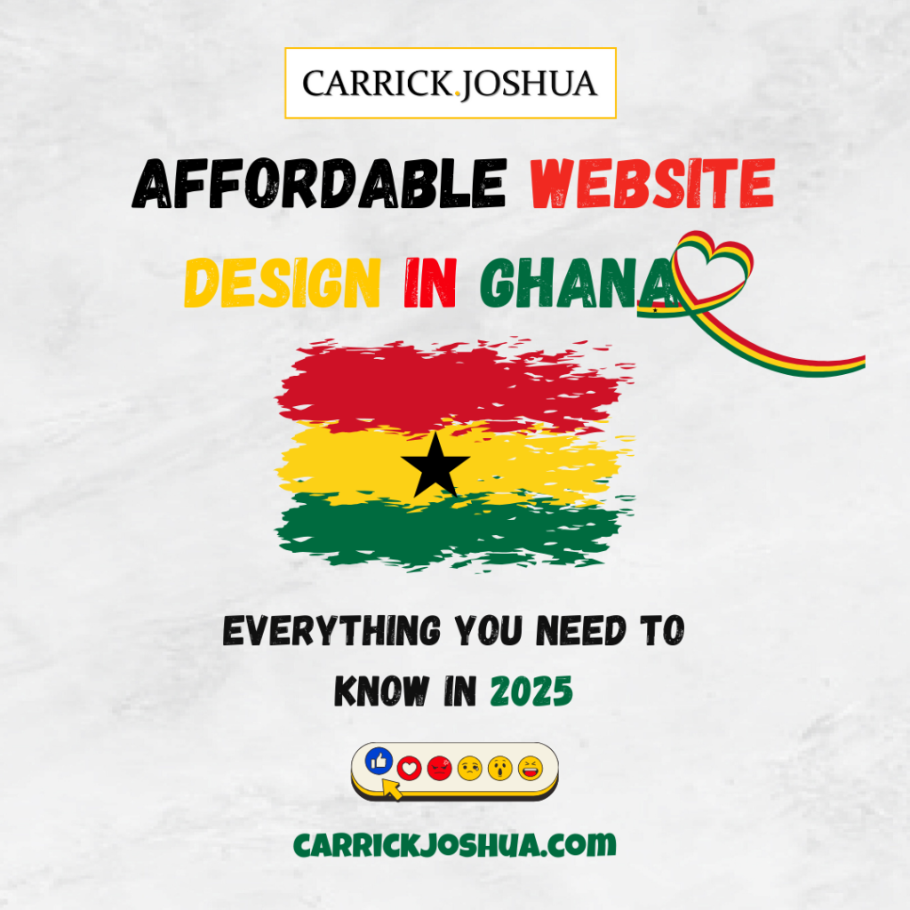 Affordable Website Design in Ghana, 2025