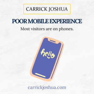 Your Website Is Not Mobile-Friendly